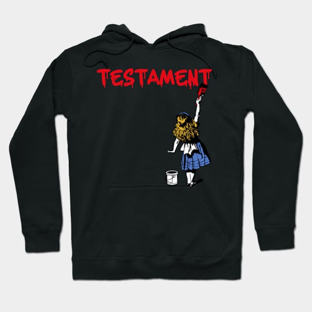 testament and red girl Hoodie by j and r